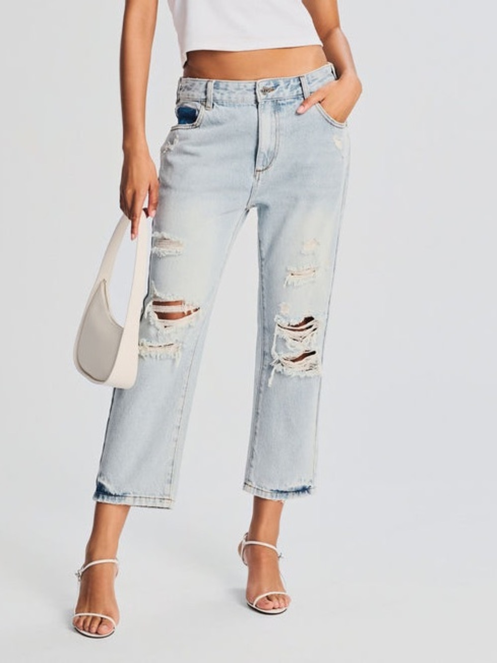 NWT Ser.O.Ya Omar Drop Crotch Boyfriend Jeans 27
